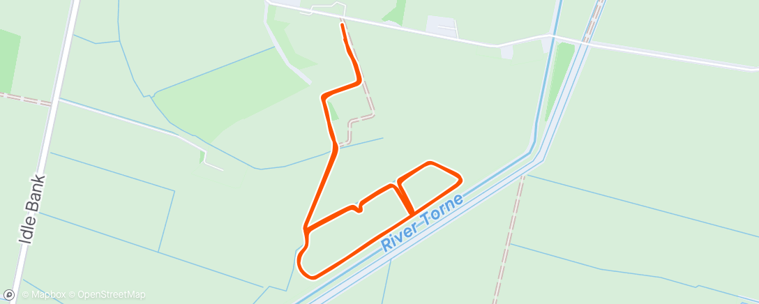 Mapa da atividade, Epworth Equestrian parkrun