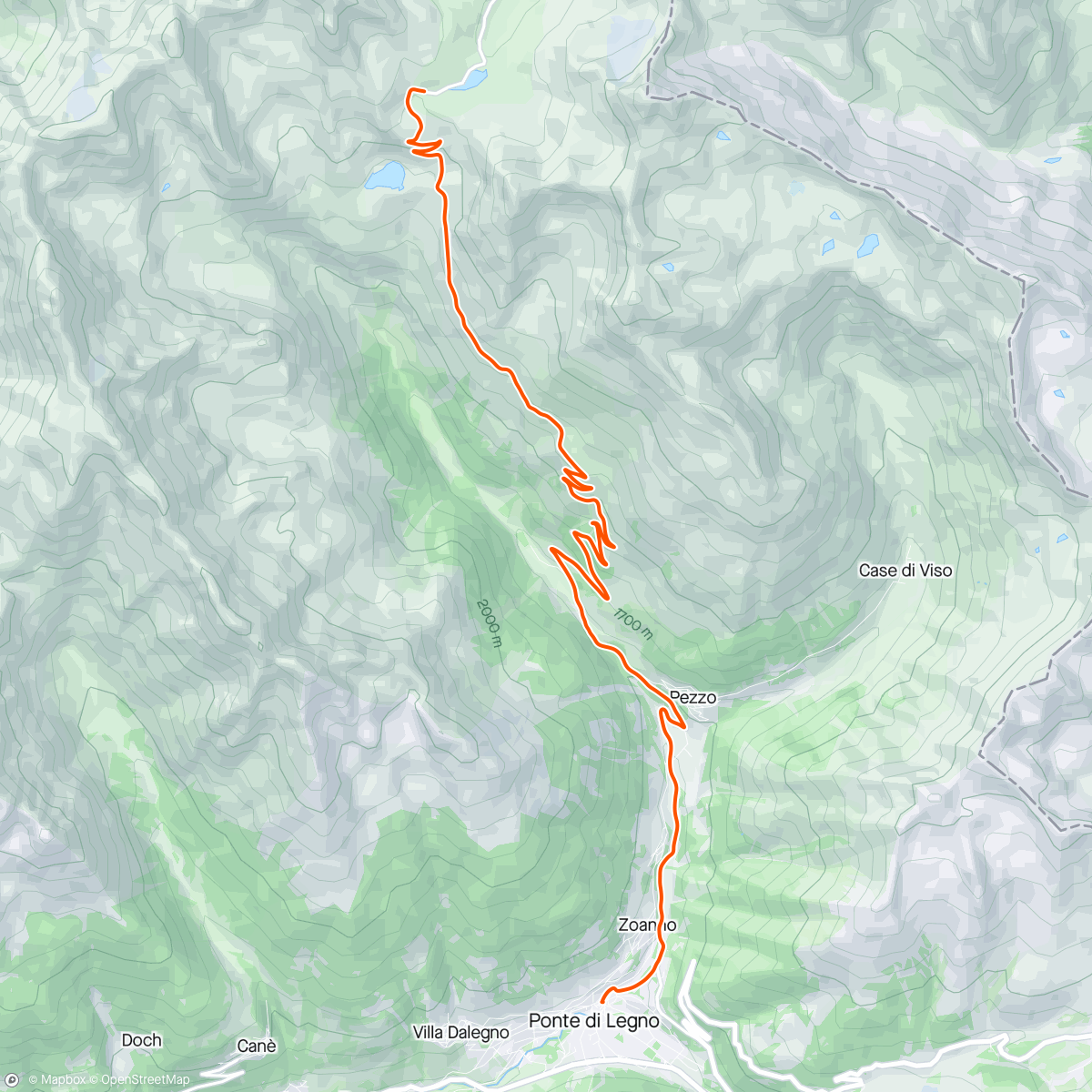 Map of the activity, ROUVY - Passo Gavia to Ponte di Legno Downhill | IT ®mky155