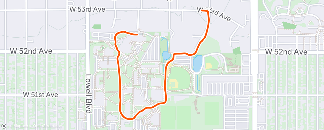 Map of the activity, Lunch Walk