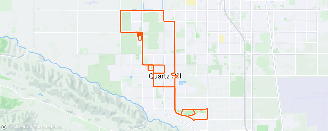 Mapa de la actividad (Morning Ride)