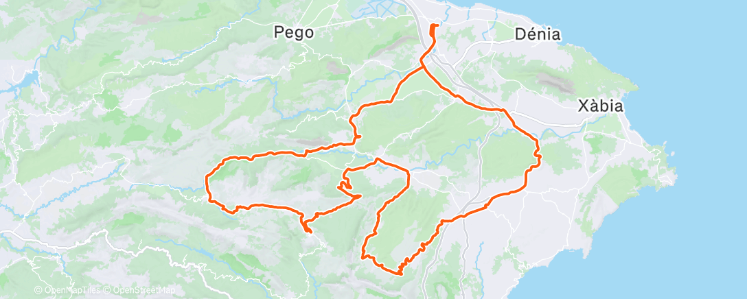 Mappa dell'attività Sortie vélo le midi