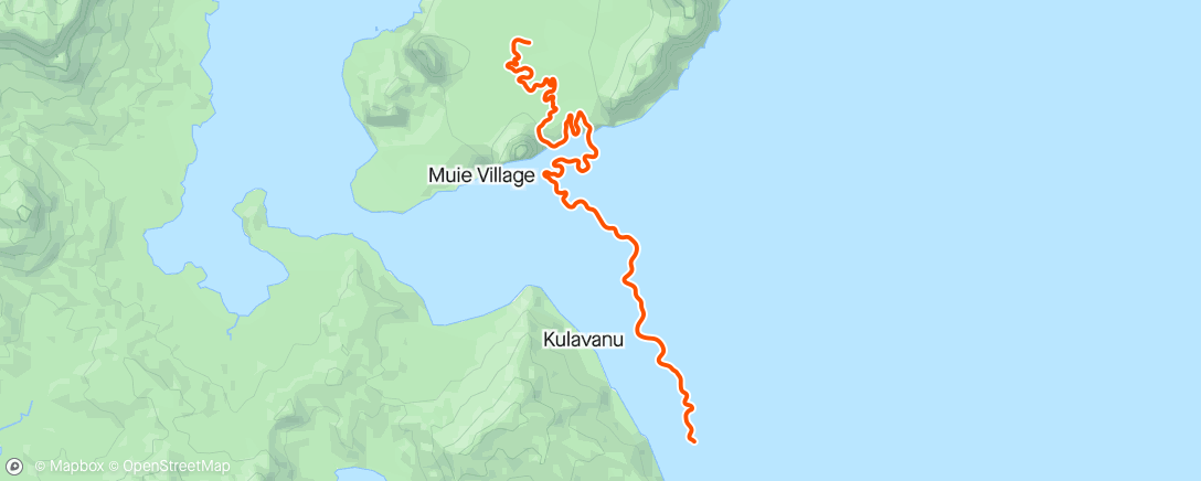 Map of the activity, Recovery - Zwift - Canopies and Coastlines in Watopia