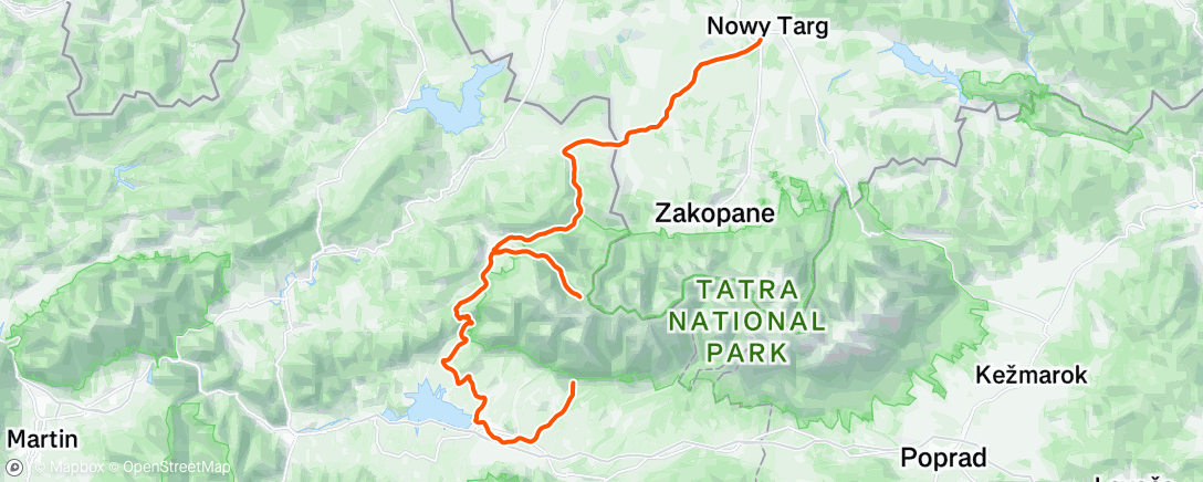 Map of the activity, RTSK '25  ride