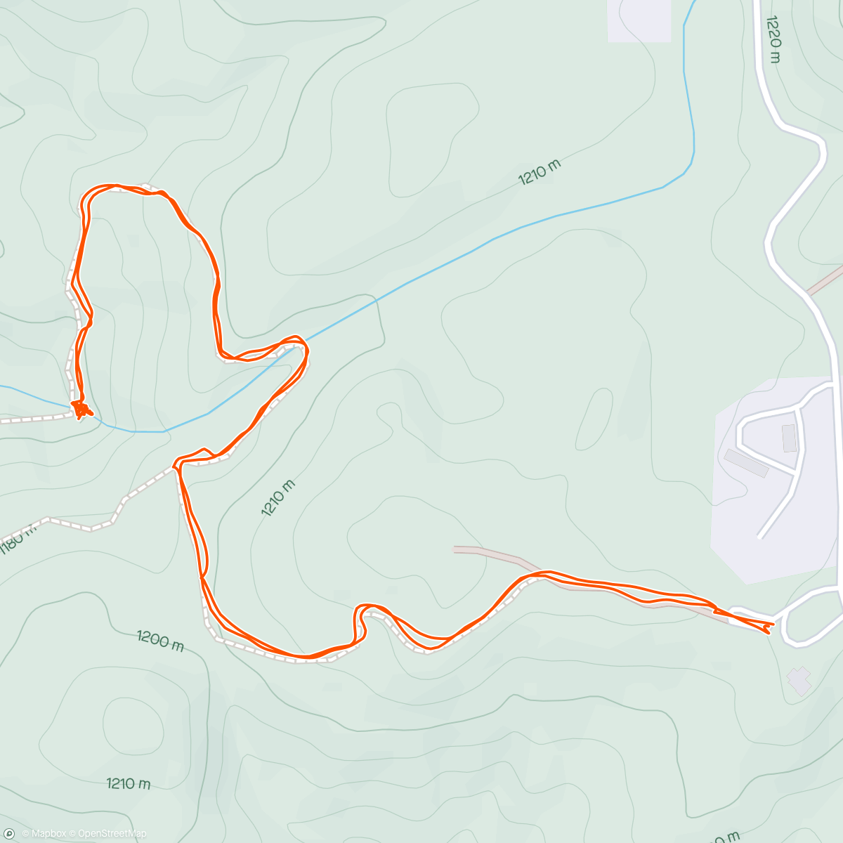 Map of the activity, Ranger Falls