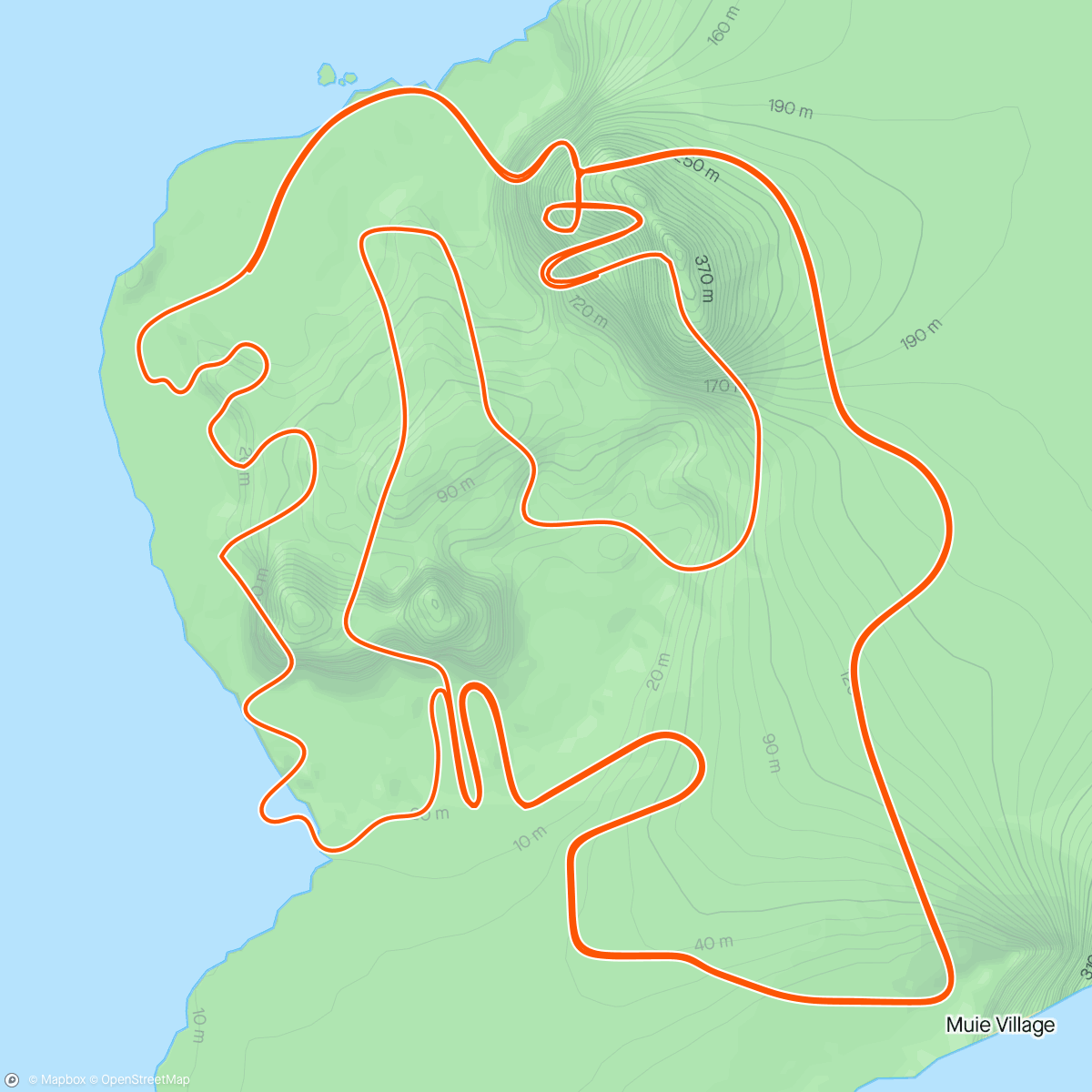 Map of the activity, Zwift - EF Pro Cycling's Green Day Workout in Watopia