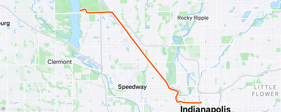 Map of the activity, Morning Ride