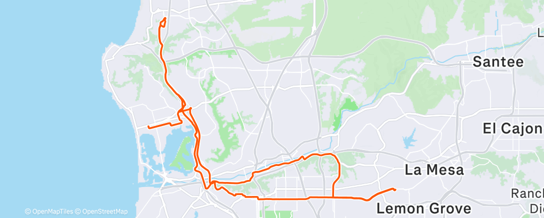 Map of the activity, SDBC Holiday Toy Ride