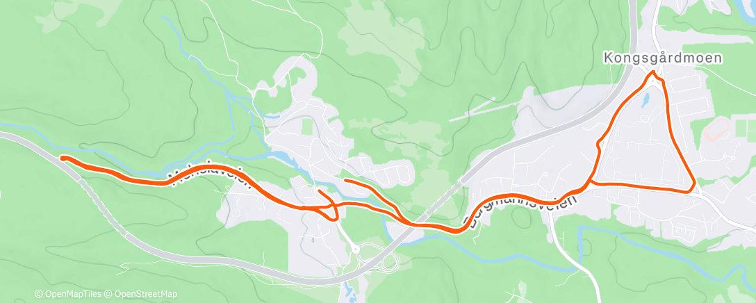 Map of the activity, Evening Skrim-intervall🔦