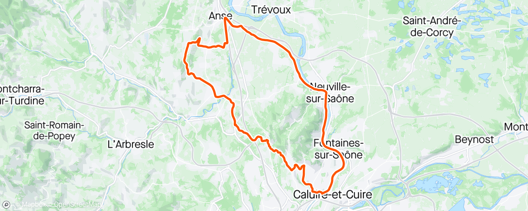 Map of the activity, Balade puis fin w/ Paul