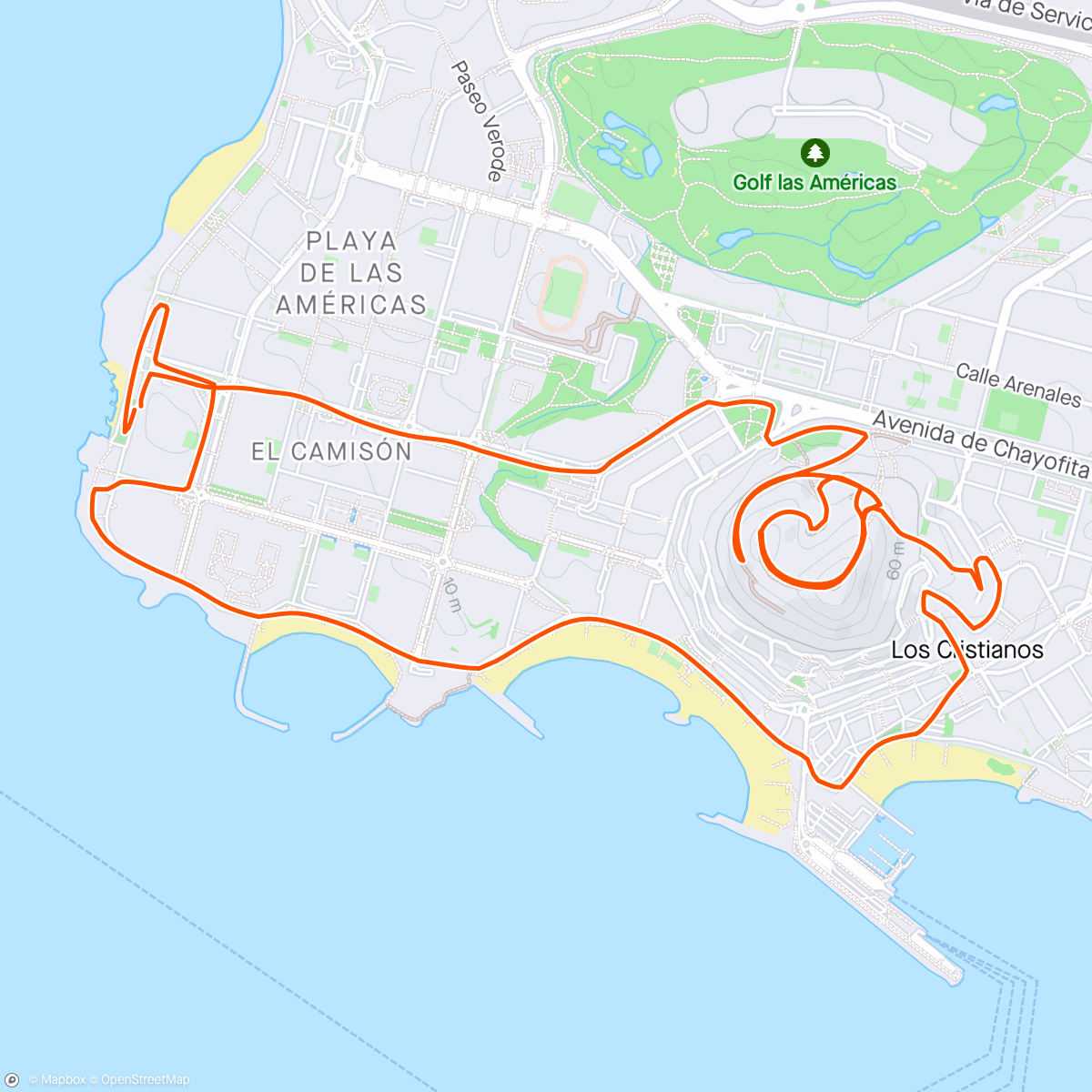 Map of the activity, Tenerife, 🌞🏃‍♂️⛰️ Nymac (solo) Monday morning trail run,