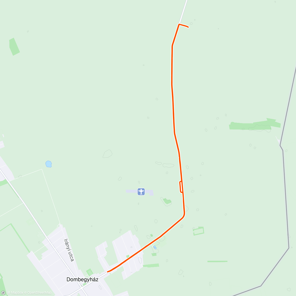 Map of the activity, Morning Run