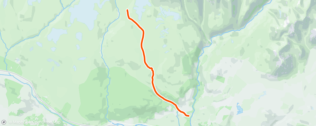 Map of the activity, Morning Hike