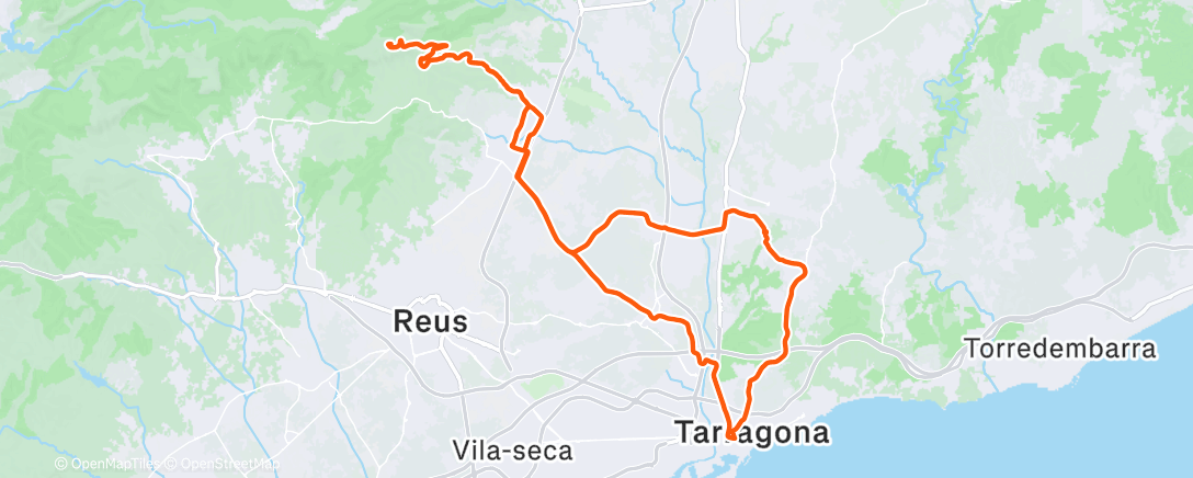 Map of the activity, Morning Ride