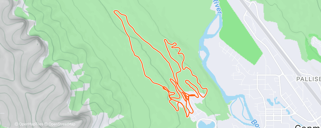 Карта физической активности (ski & shoot, old WC trail is open! 🙌)