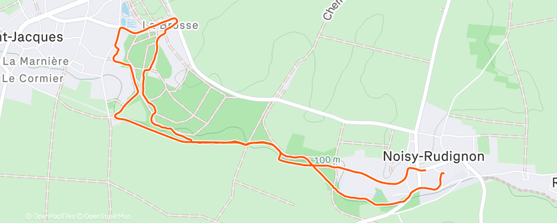 Map of the activity, Goodbye france