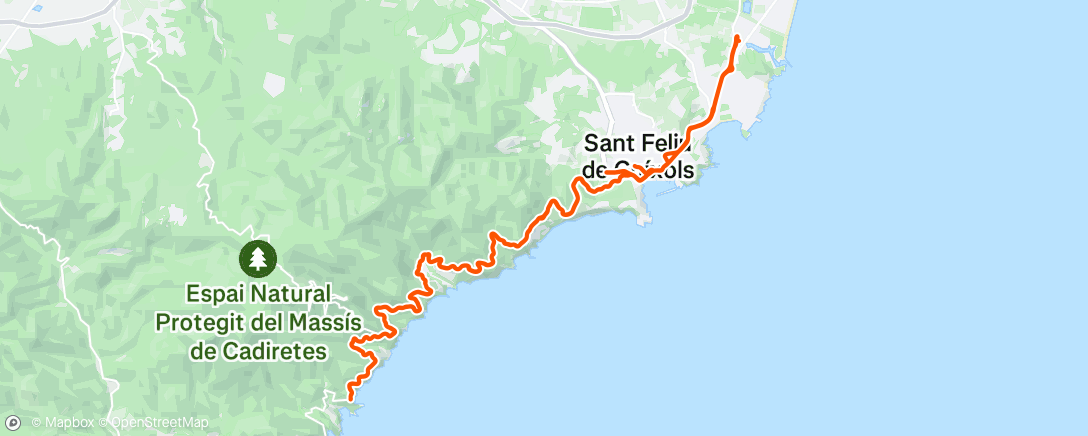 Map of the activity, Sortie vélo dans l'après-midi