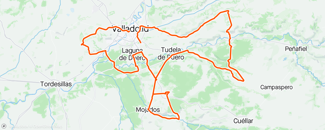 Map of the activity, Castilla y Leon