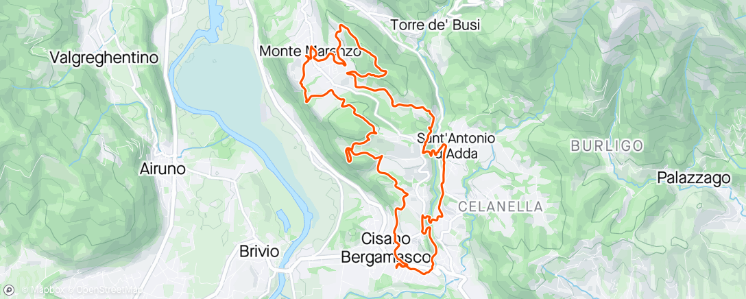 Map of the activity, Corsa all’ora di pranzo