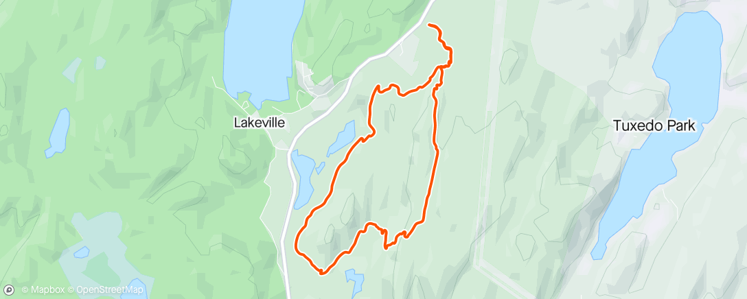 Map of the activity, Short ride today