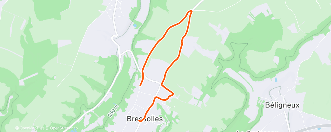 Map of the activity, Jogg sous un beau soleil
