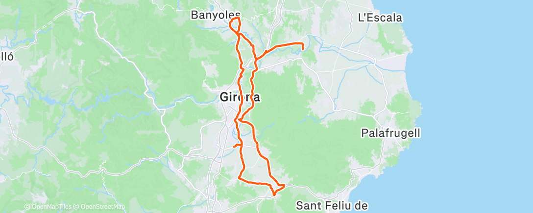 Map of the activity, Día normal y corriente por Galicia 😭 por allí no paso