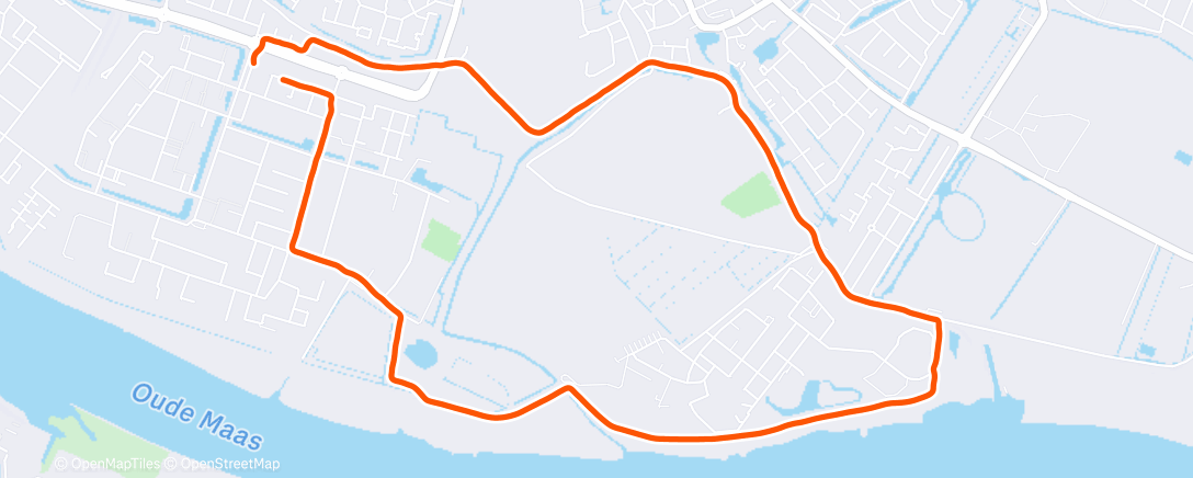 Map of the activity, Kort rondje