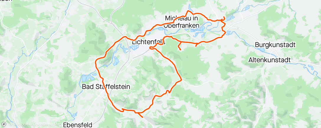 Map of the activity, Kleine Vaddatachrunde - ausweichen um die taumelnden Hindernisse.