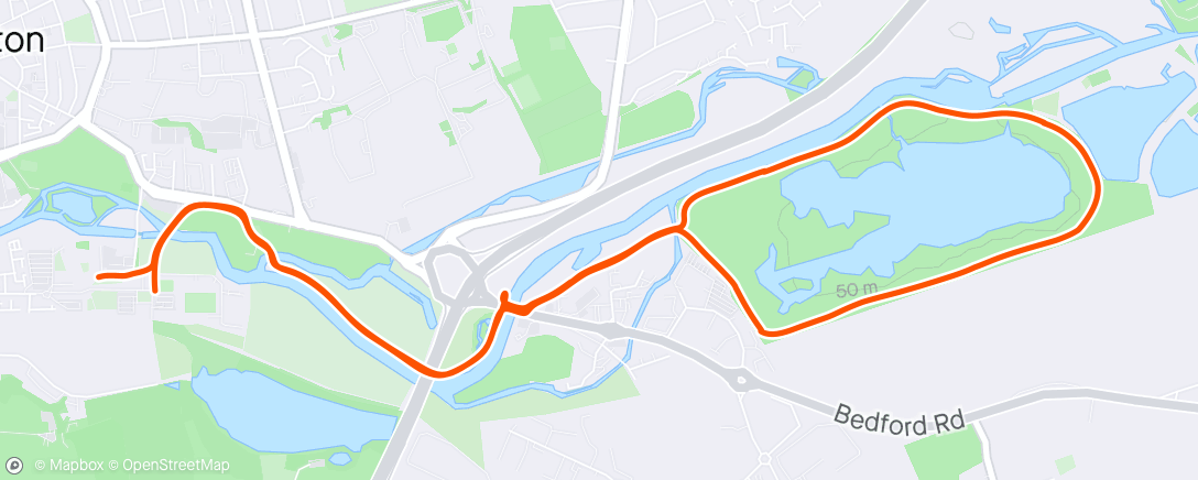 Carte de l'activité NRR - Washlands Fartlek 🏃🏃‍♀️🏃‍♂️💨