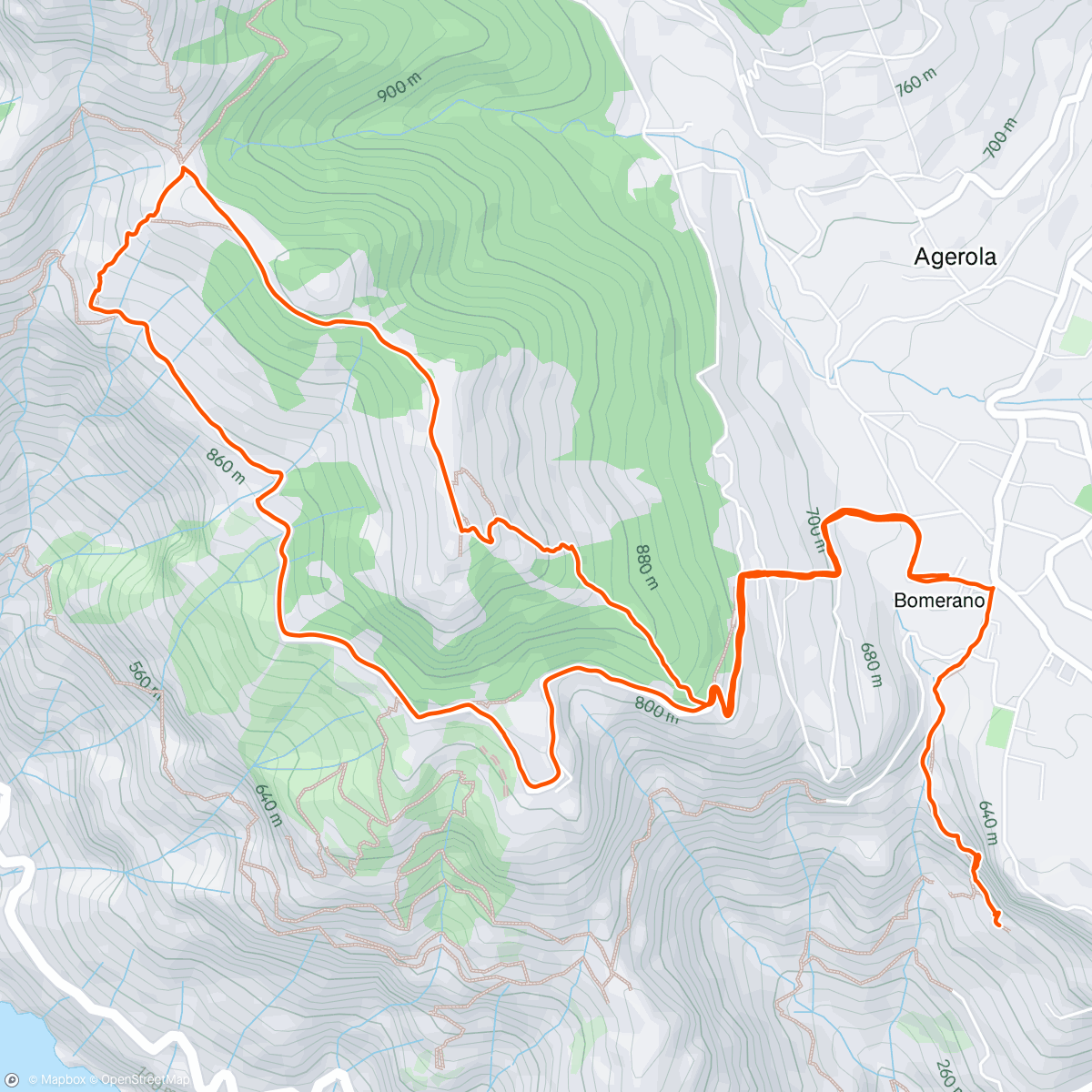 Mapa de la actividad, Tre calli