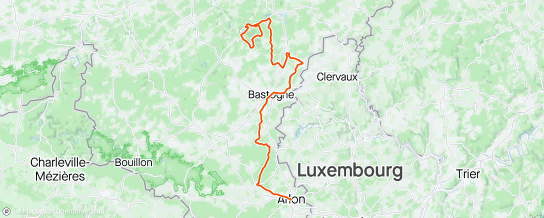Map of the activity, Tour de Wallonie 🇧🇪 #3