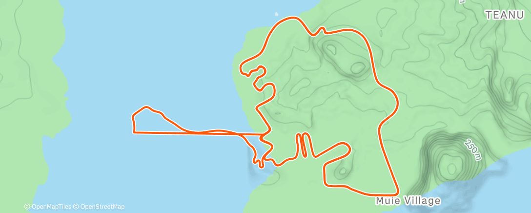 Map of the activity, Zwift - Jarvis Seaside Sprint in Watopia