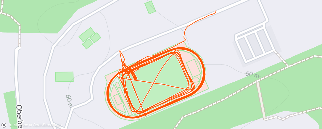 Map of the activity, Abendlauf