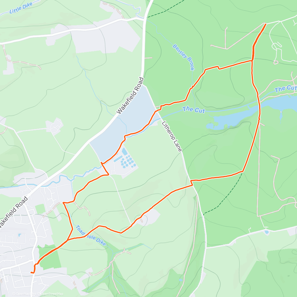 Map of the activity, Exploring the new stomping ground🐶