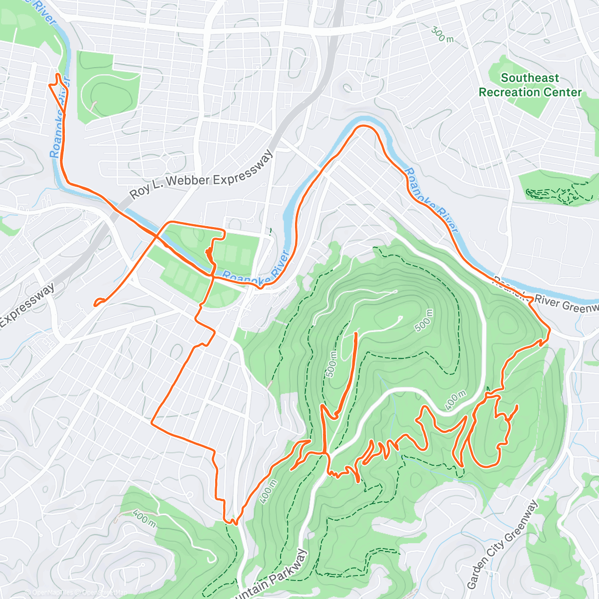 Map of the activity, Possibly last ride before I’m a dad