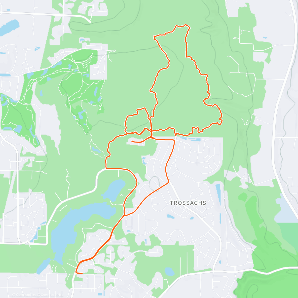Map of the activity, First Mountain Bike Ride at Soaring Eagle 💯