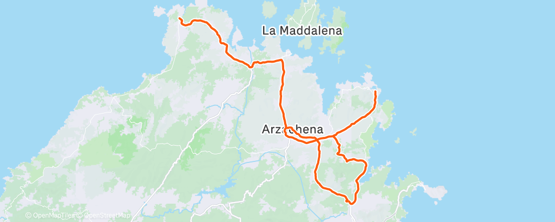 Map of the activity, Giro natalizio