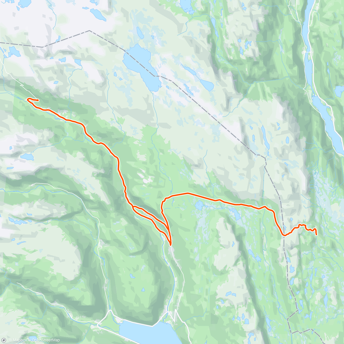 Map of the activity, Nasjonalromantikk i Tessungdalen