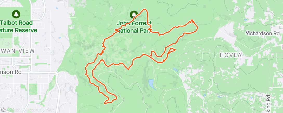 アクティビティ「Afternoon E-Mountain Bike Ride」の地図