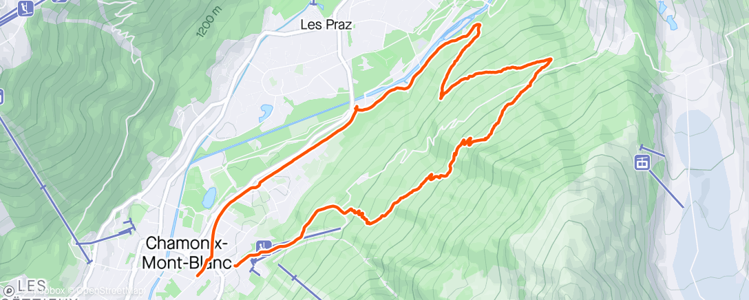 Map of the activity, Last hike in Chamonix!