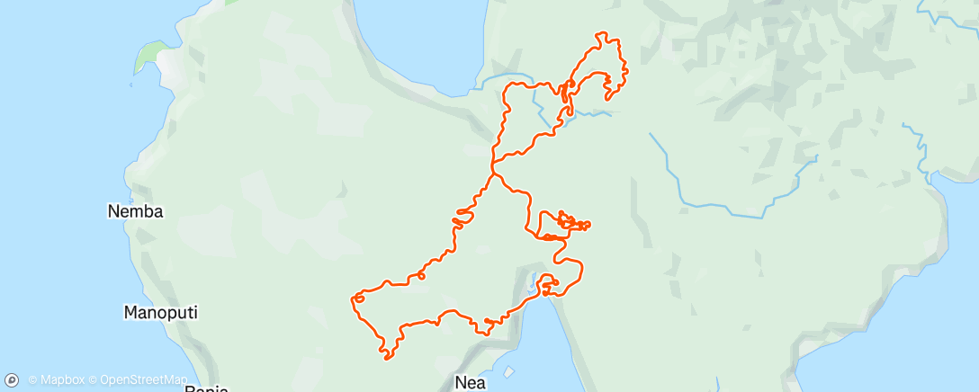Mapa de la actividad (Zwift - Shisa Shakedown in Makuri Islands)