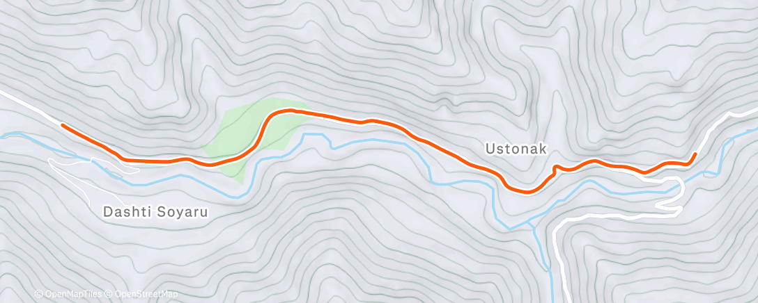 Map of the activity, ROUVY - 15 Minute Cool-down
