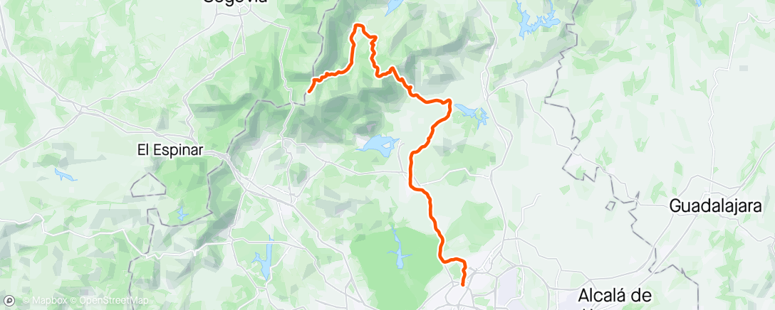 Map of the activity, Vuelta dernière étape : 4ème du général 🍫 3 filles plus fortes