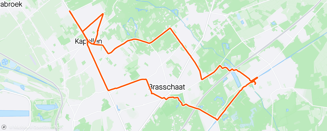 Kaart van de activiteit “Marathon min 7,15 km”