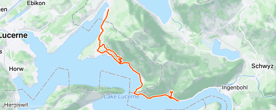 Map of the activity, anfahren