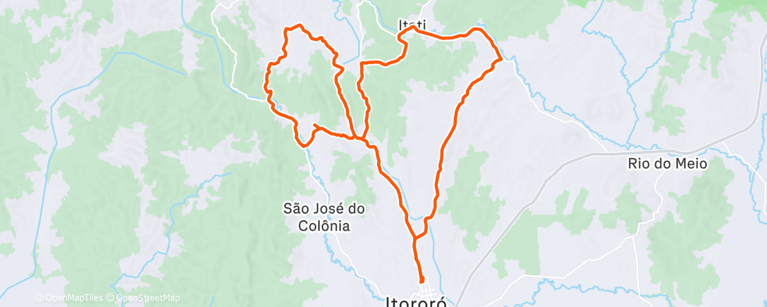 Map of the activity, Morning E-Mountain Bike Ride