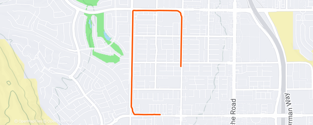 Map of the activity, Morning Ride