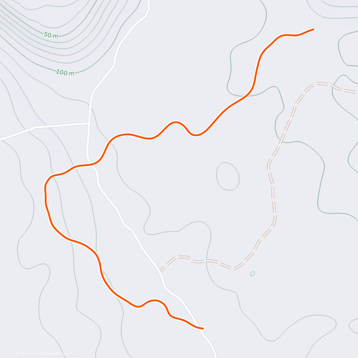 Map of the activity, Zwift - Red Zone Repeats in Makuri Islands