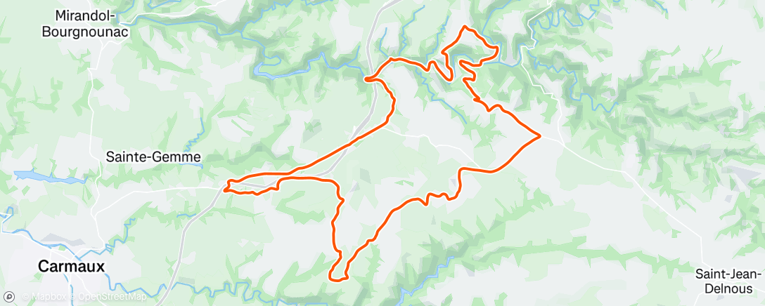 Carte de l'activité