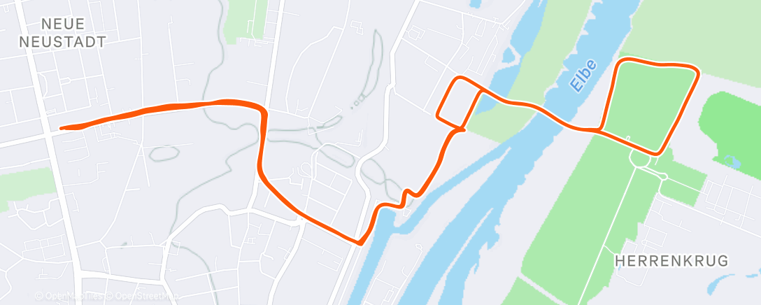 Map of the activity, Adventslauf mit VIP Luke