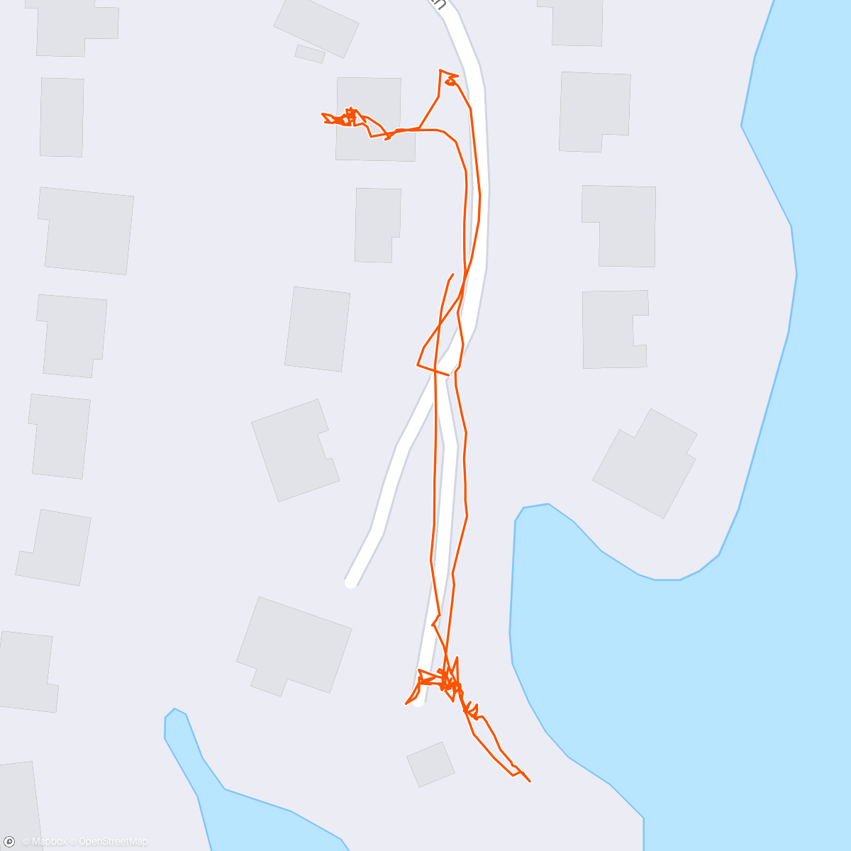 Mapa de la actividad (Evening Walk)